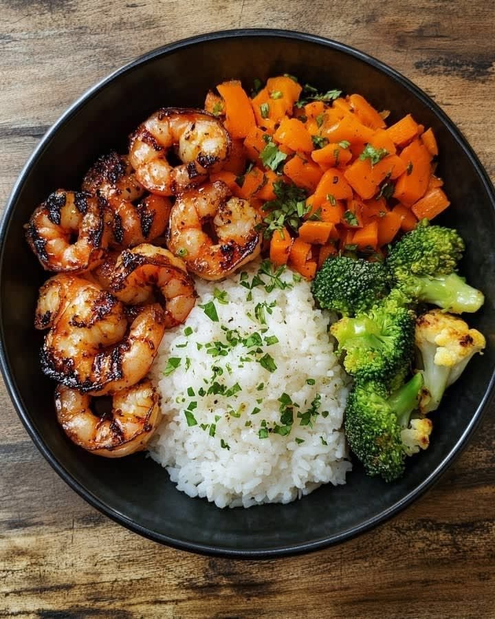 Nutritious balanced meal